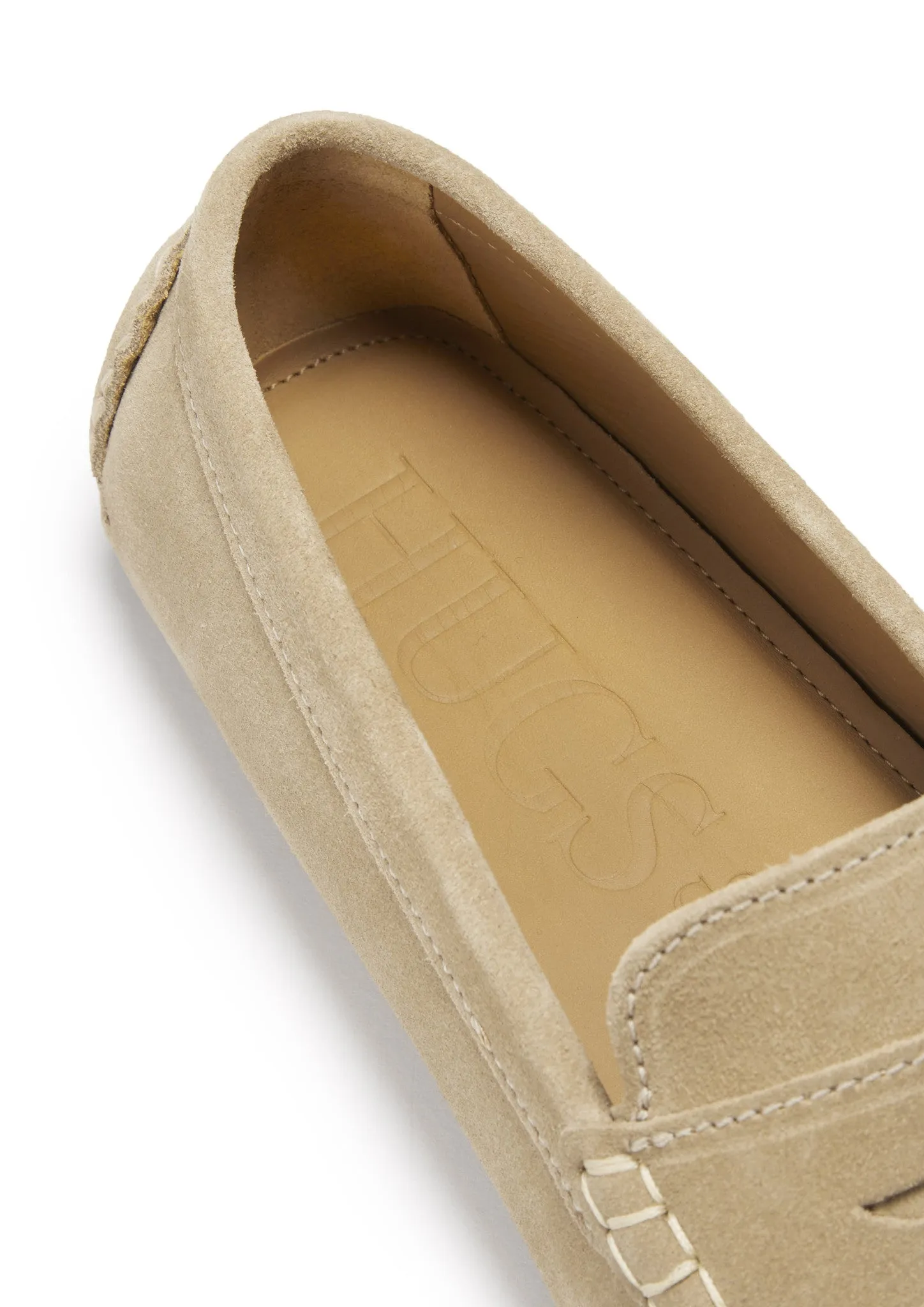 Penny Driving Loafers, taupe suede Canvas Everyday Go