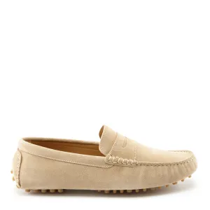 Even Step Penny Driving Loafers, taupe suede