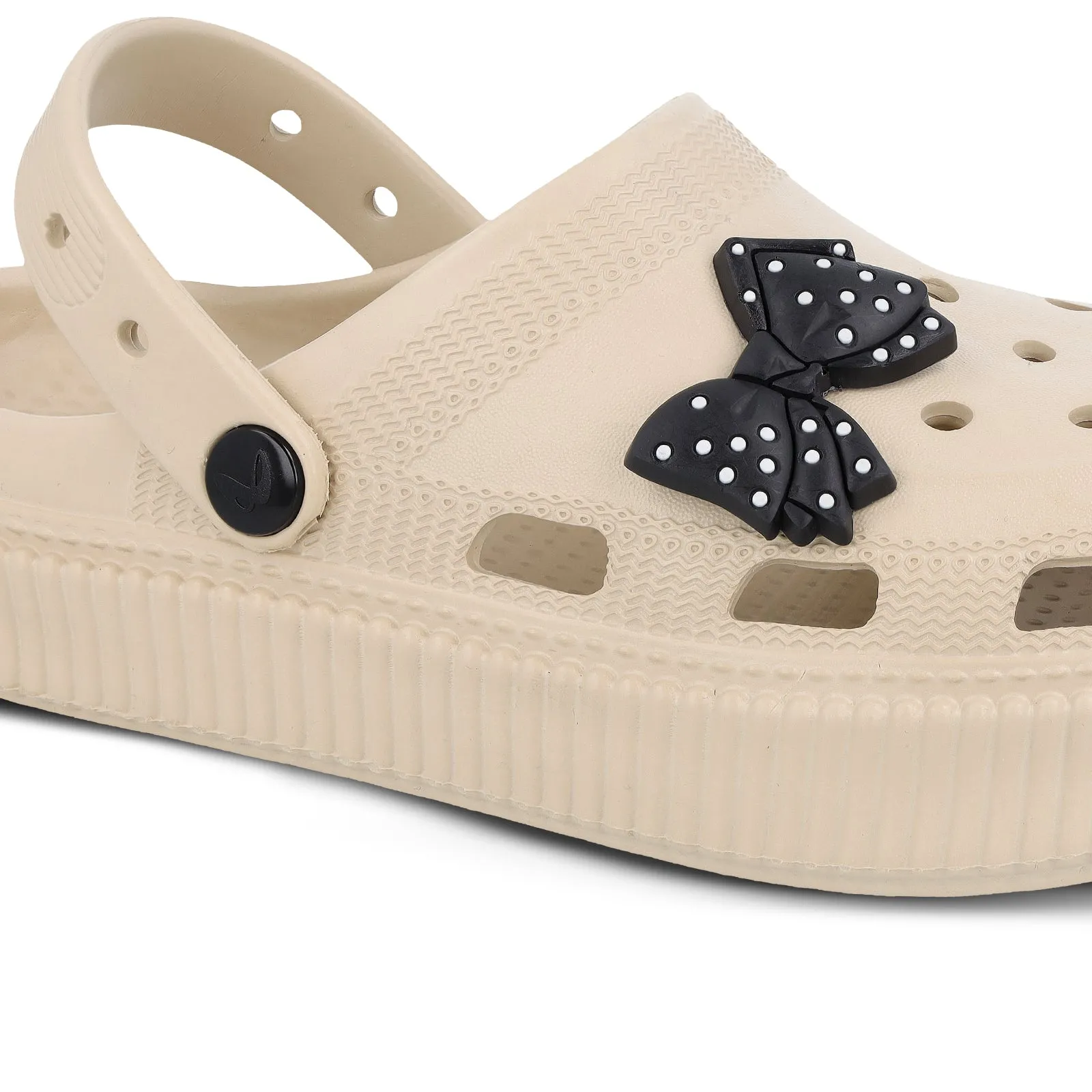 Women's Clogs  - WC8953 Cream Active Footwear