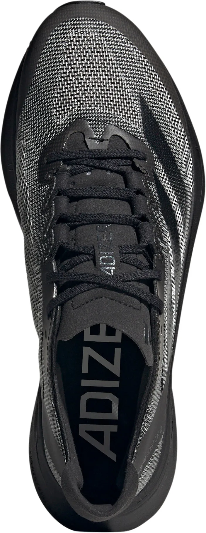 adidas Adizero Boston 12 Mens Running Shoes - Black Comfort Strap Summer Base