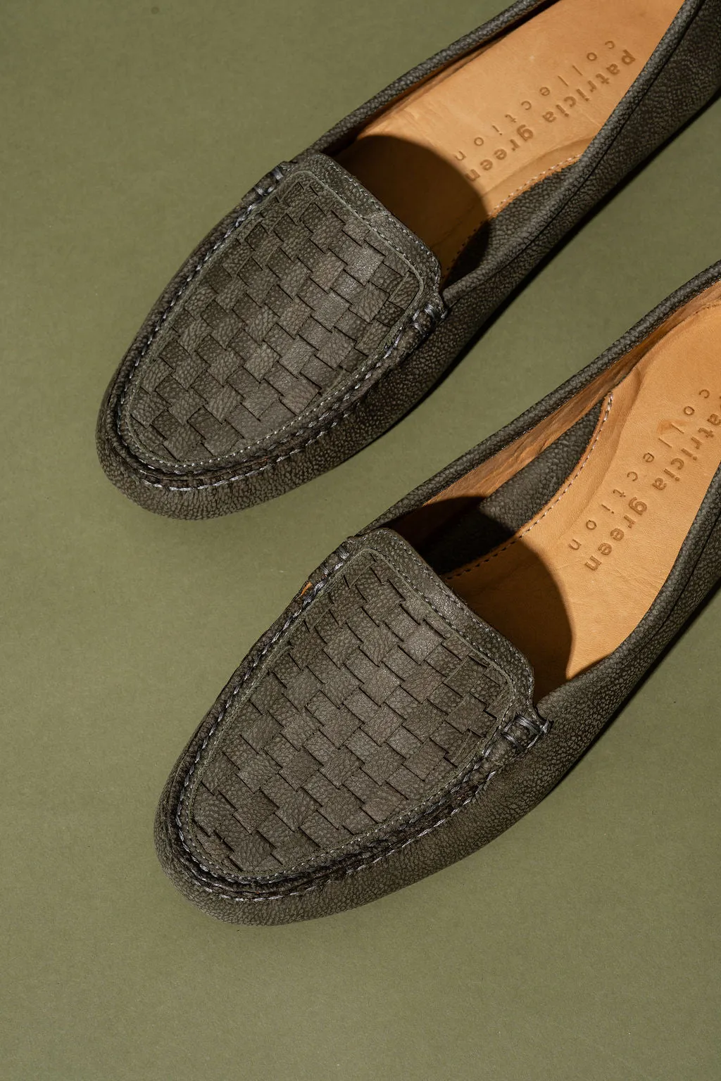 Hiking Trendy Kelly Woven Driving Moccasin