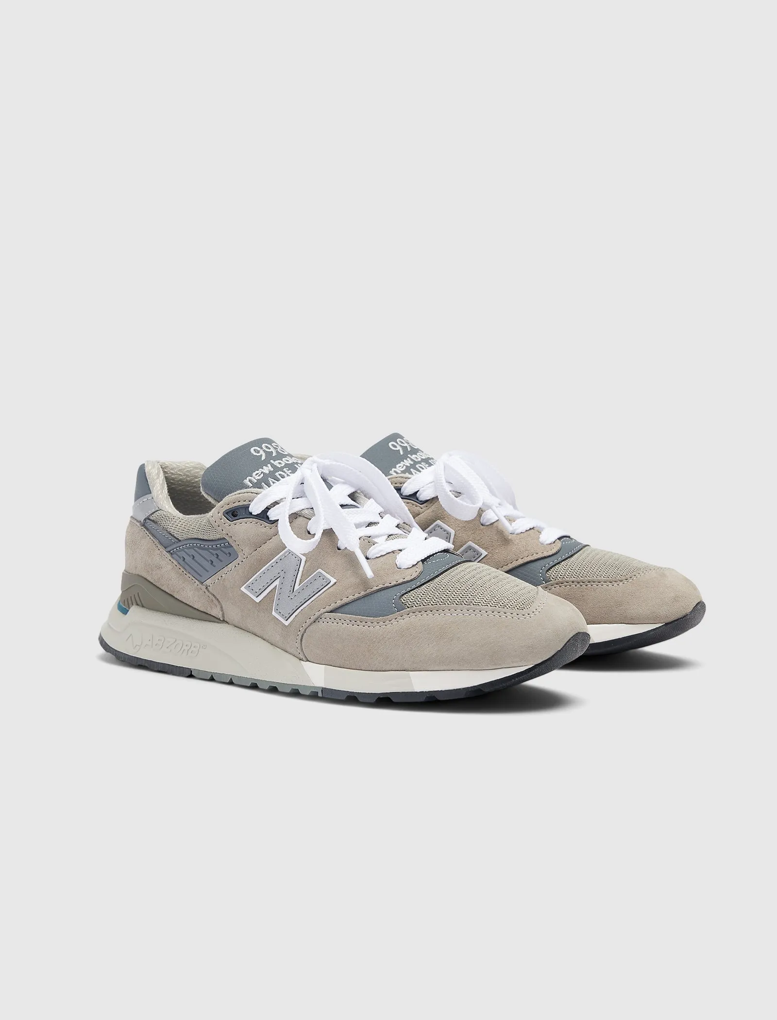 MADE IN USA 998 "GREY/SILVER" Ventilated Design