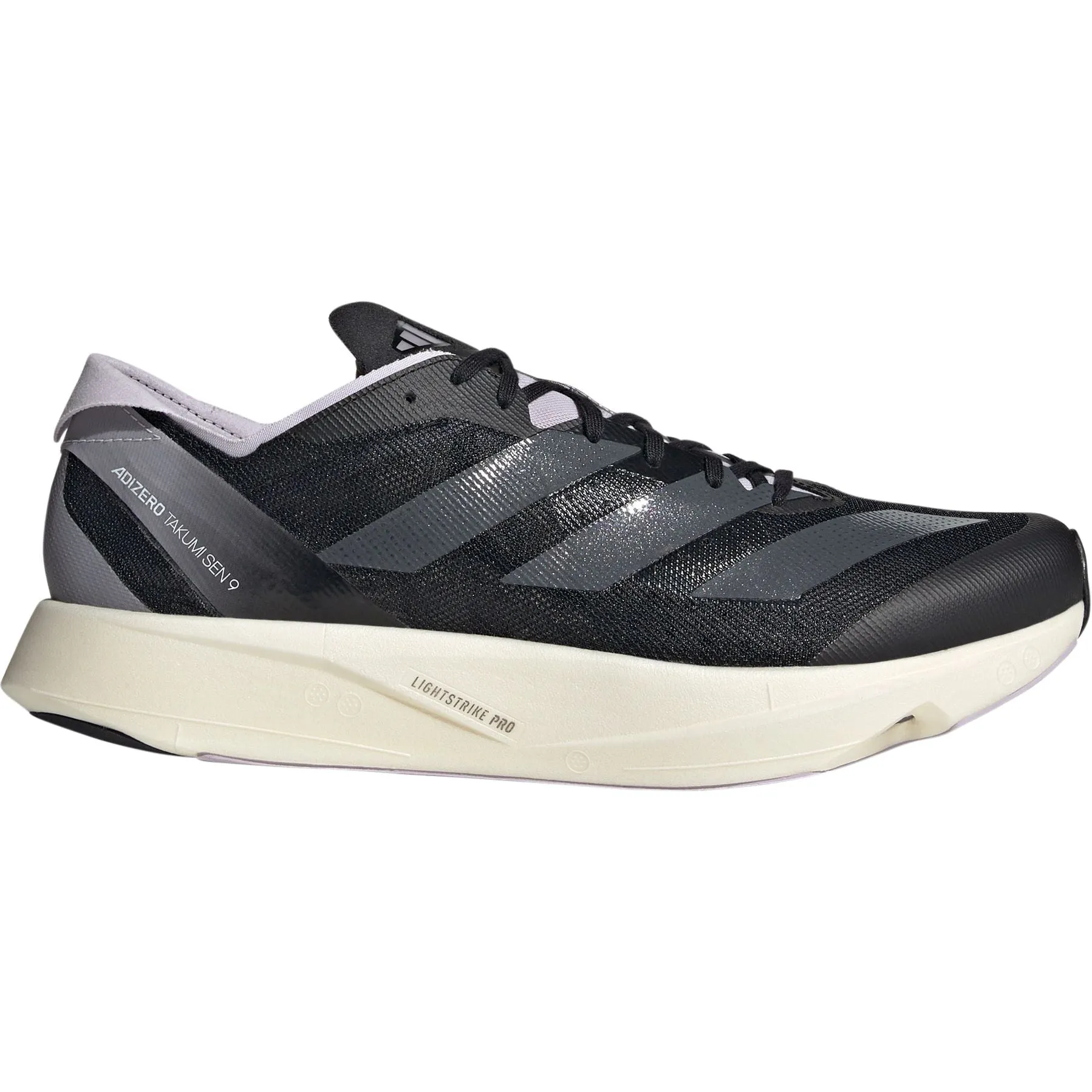 adidas Adizero Takumi Sen 9 Mens Running Shoes - Black Star Walk Moisture wicking