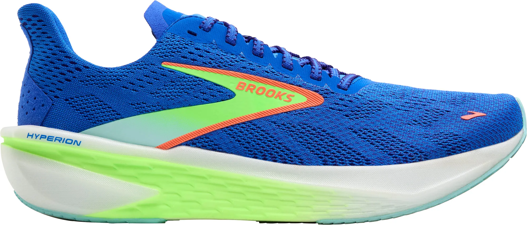 Virtual Step Stretch Fabric Weekend Trip Brooks Hyperion 2 Mens Running Shoes - Blue