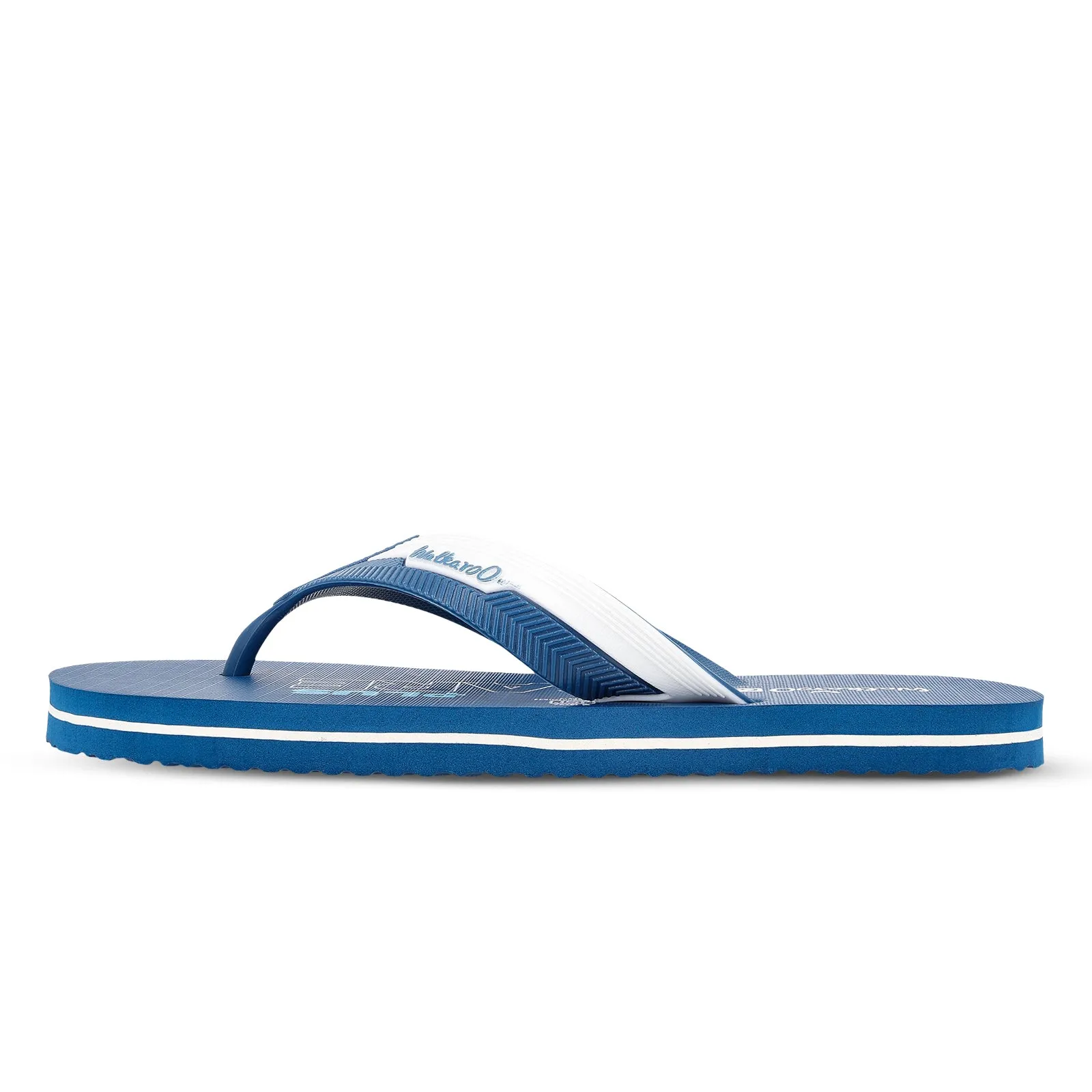 Men's Hawai Slippers - HG153 Teal Blue White Sunshine Slip