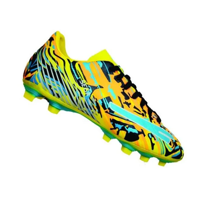 Balanced Grip Wet Weather Sega Spectra Plus Football Shoes (Yellow)
