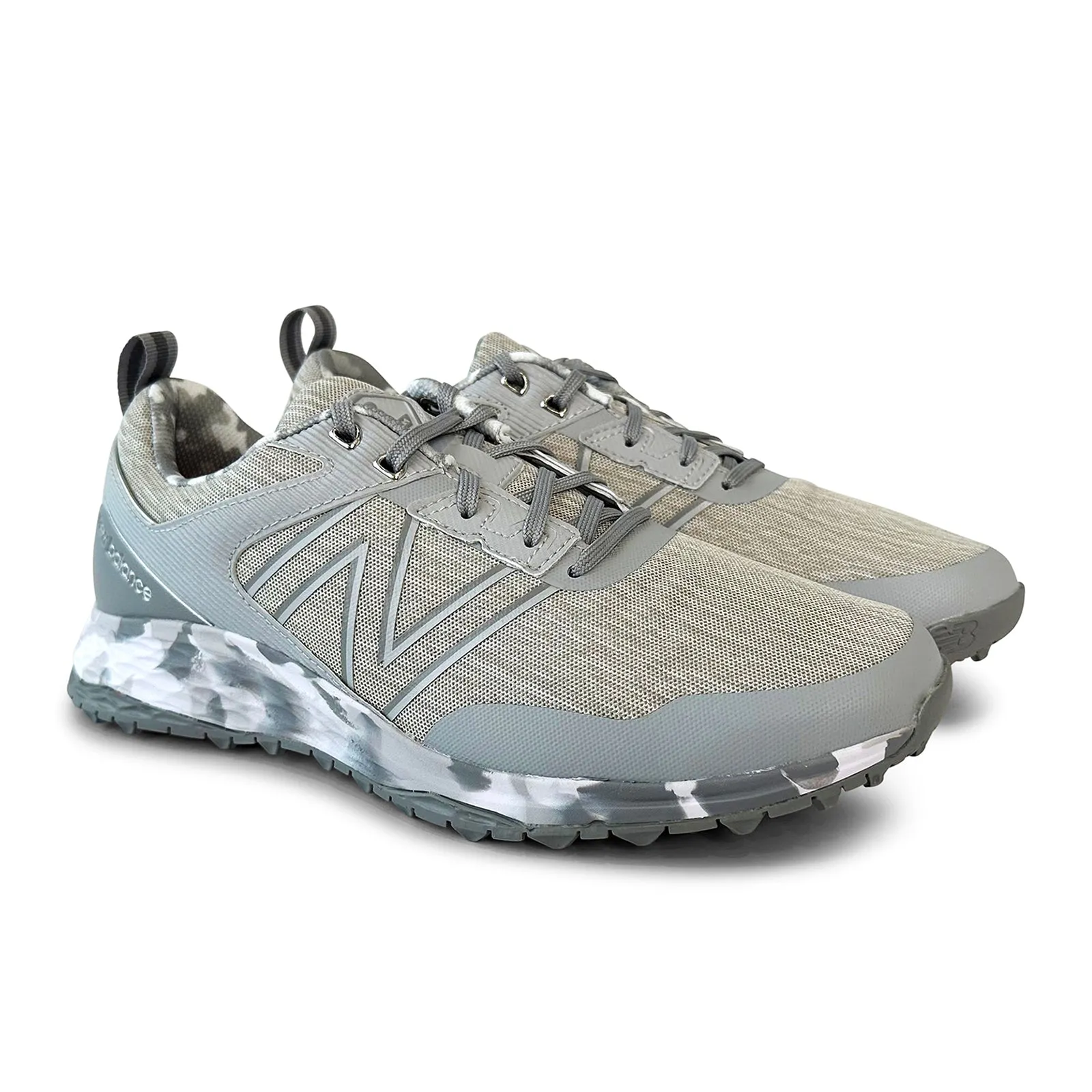 Power Play New Balance Ltd Edition Camo Mens Fresh Foam Contend Golf Shoe - LIGHT GREY