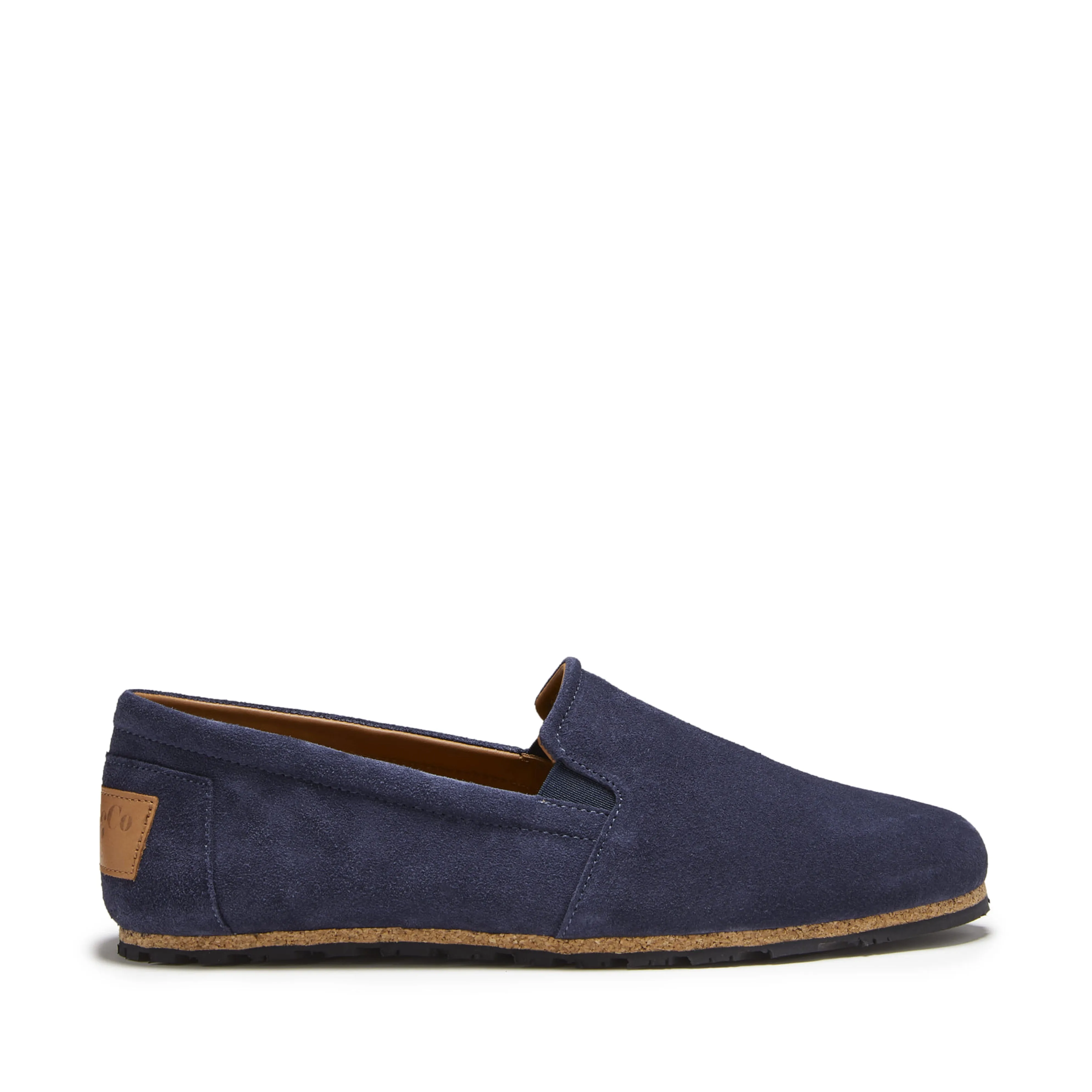 Tyre Sole Espadrilles, navy blue suede Summer Wear Subtle tone