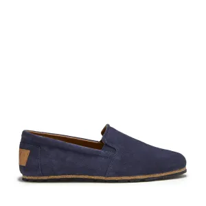 Tyre Sole Espadrilles, navy blue suede Summer Wear Subtle tone