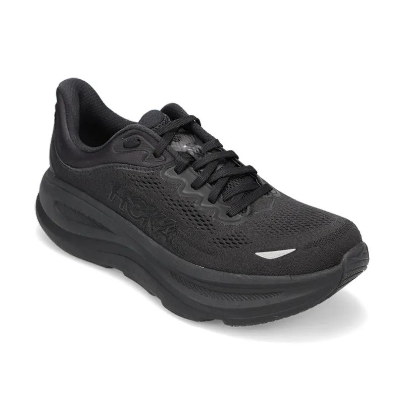 Men's Bondi 9 Black/Black Ventilated Mesh Long Distance Slip On