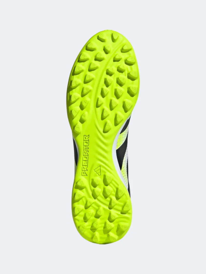 Toe Grip Adidas Predator League Turf Cleats Unisex Football Shoes White/Black/Lemon