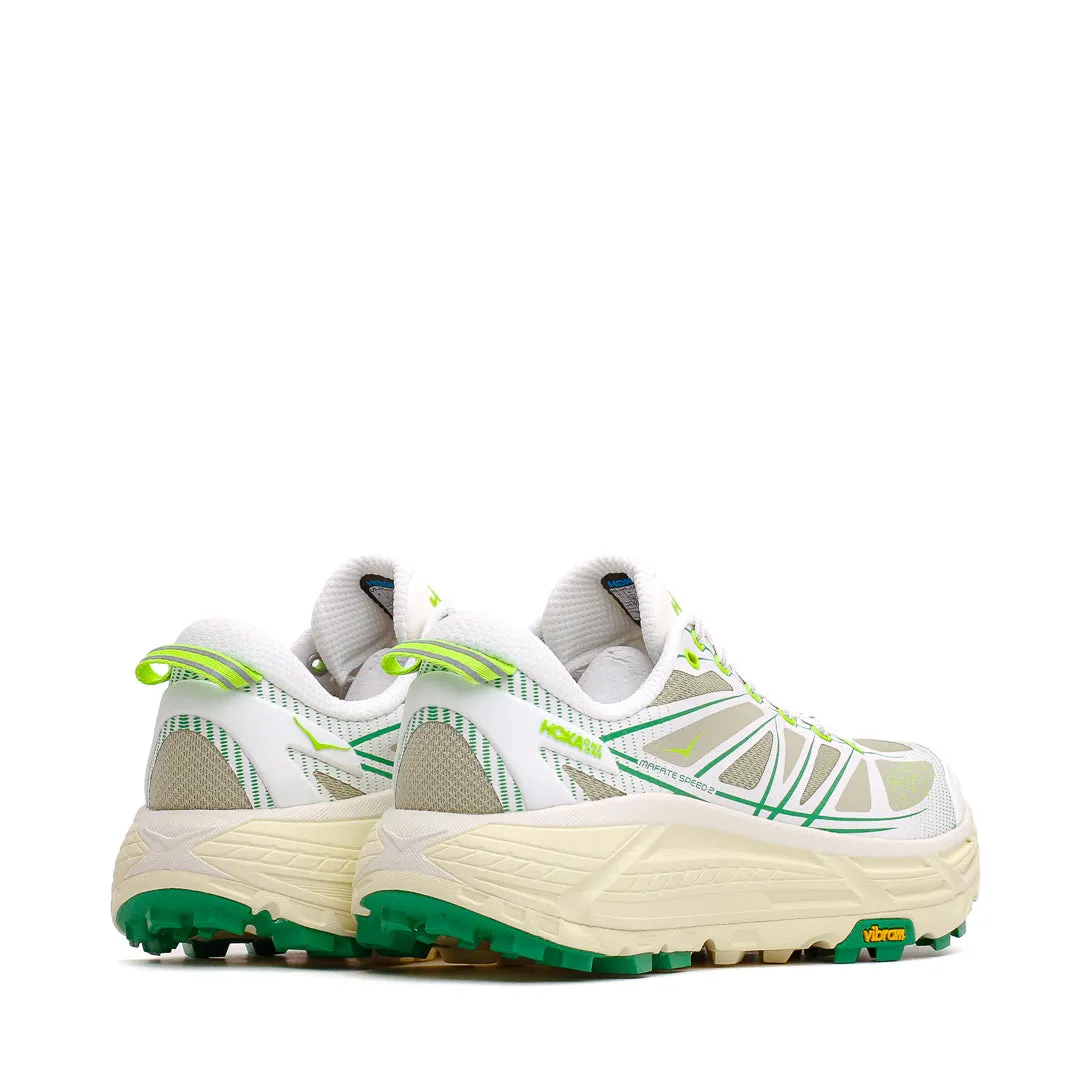 Party Glow Hoka One One Unisex Mafate Speed 2 White Fresh Cut Grass 1126851-WTFR