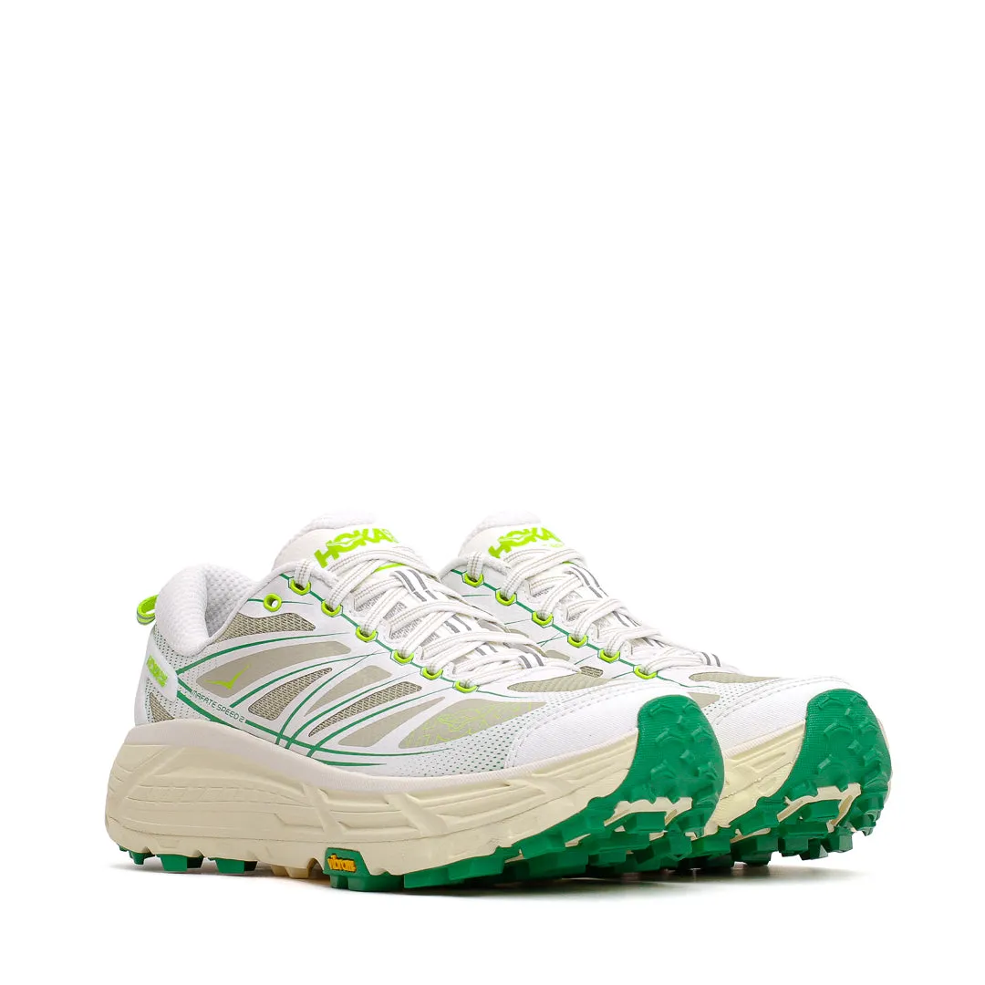 Teen Edge Hoka One One Unisex Mafate Speed 2 White Fresh Cut Grass 1126851-WTFR
