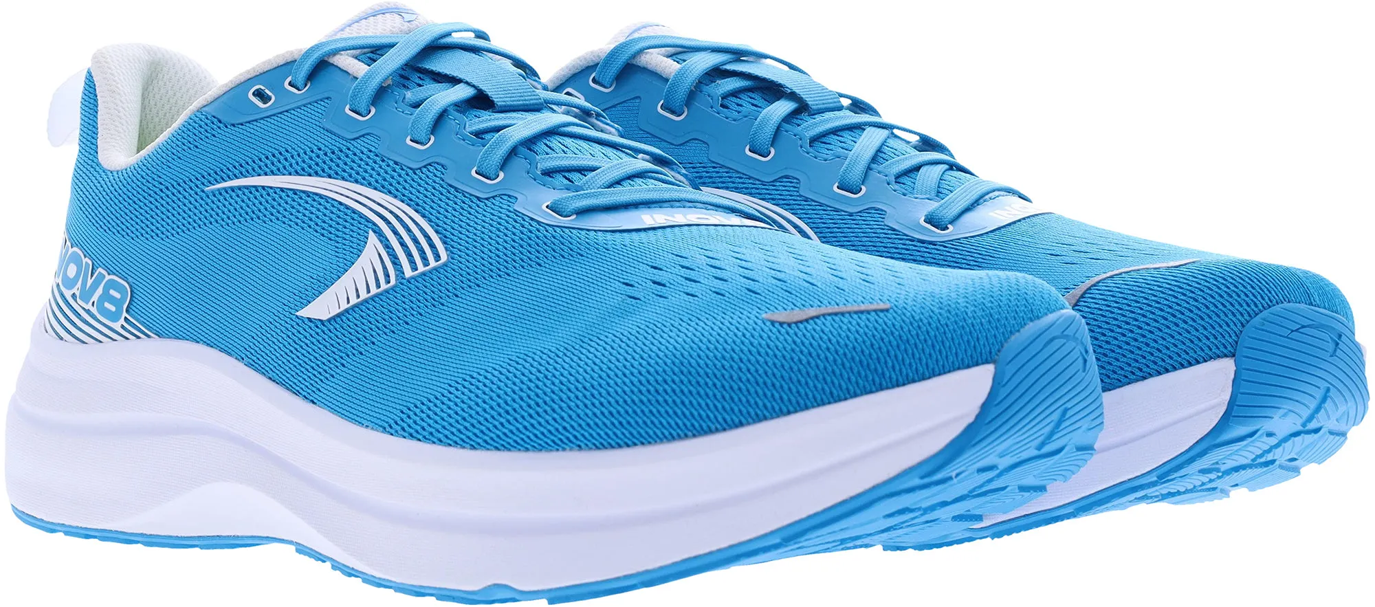 Soft Lining Cosmic Glow Inov8 RoadFly Max Mens Running Shoes - Blue