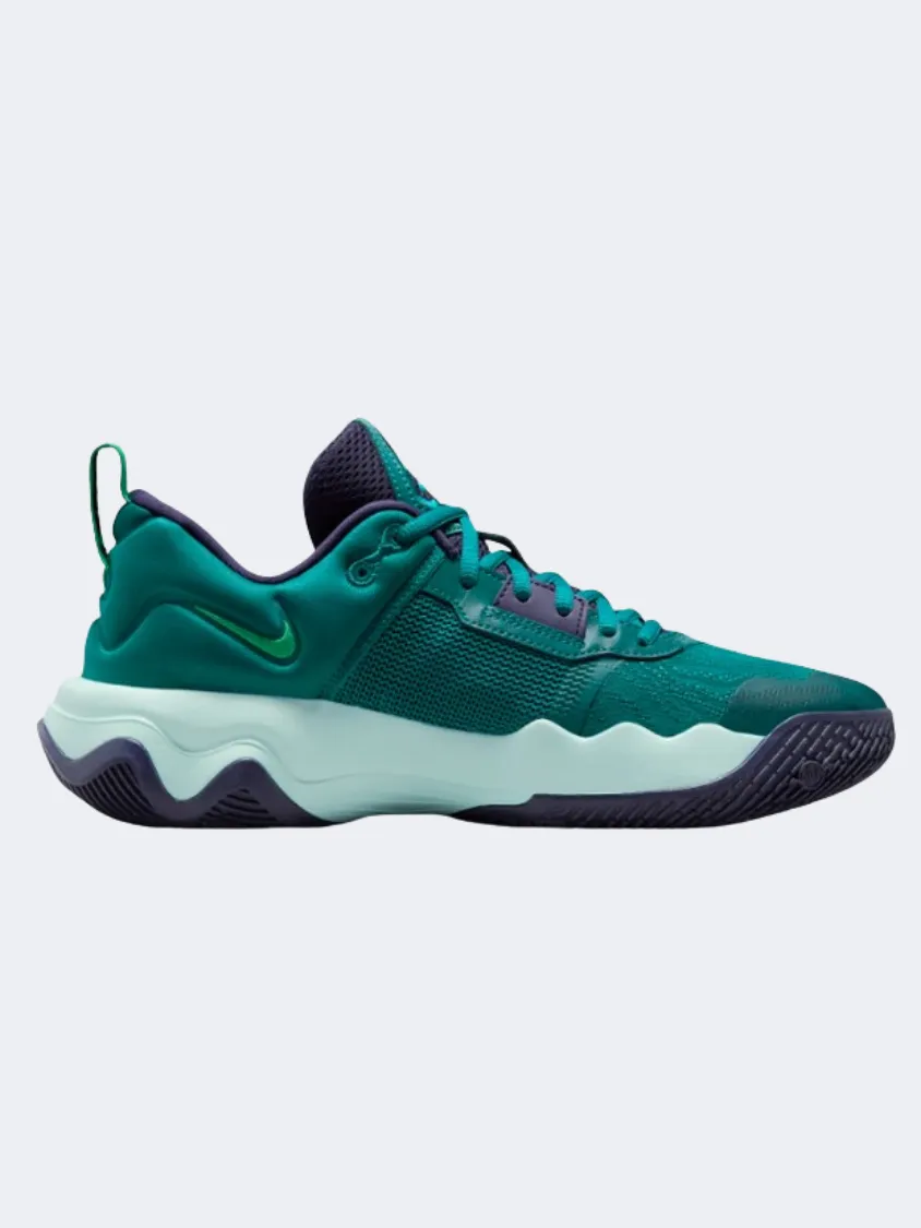 Nike Giannis Immortality 3 Men Basketball Shoes Teal/Purple/Green Optimal Traction