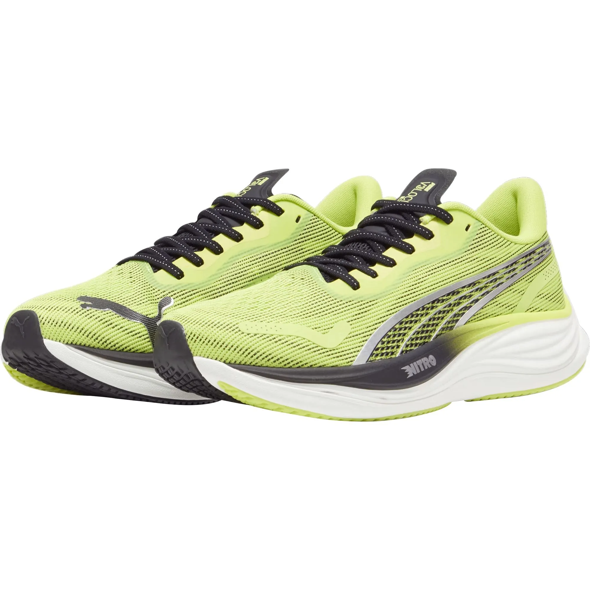 Slip On Style Walking Puma Velocity Nitro 3 Mens Running Shoes - Green