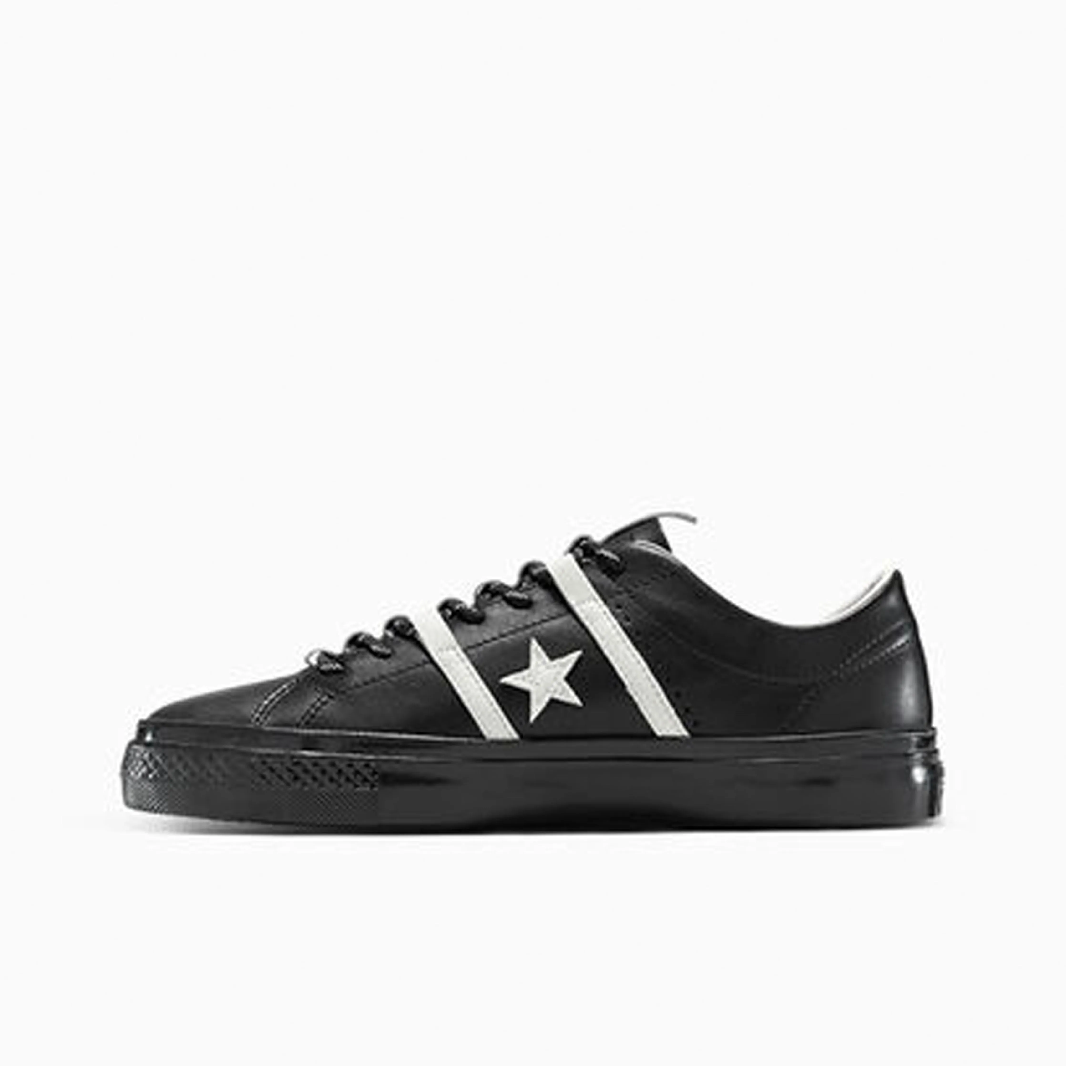 Converse CONS X Bobby Dekeyser One Star Academy Pro Skateboarding Shoes - Black / Egret / Egret Padded Midsole