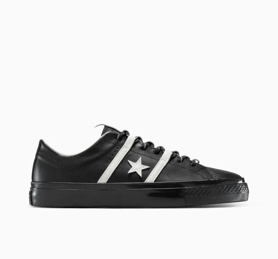 Converse CONS X Bobby Dekeyser One Star Academy Pro Skateboarding Shoes - Black / Egret / Egret Hardwear Ready