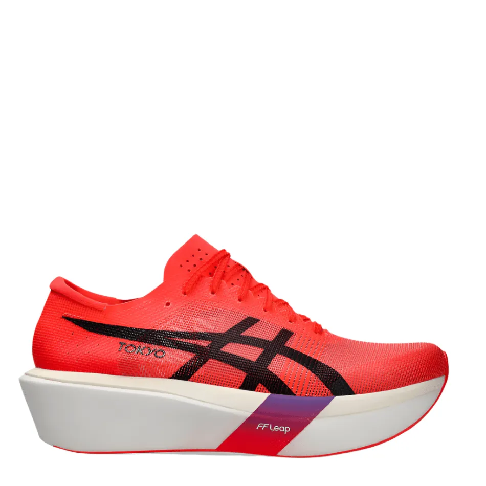 ASICS Unisex METASPEED SKY TOKYO Running Shoes in Flash Red/Black AW25 lightweight shoe traits