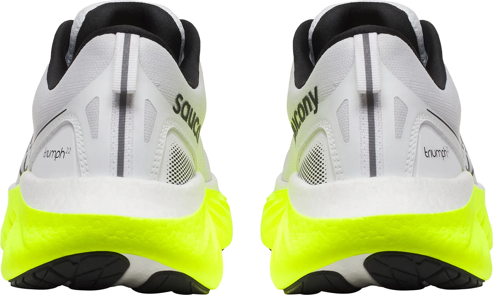 Shock Resistant Closet Core Saucony Triumph 22 Mens Running Shoes - White
