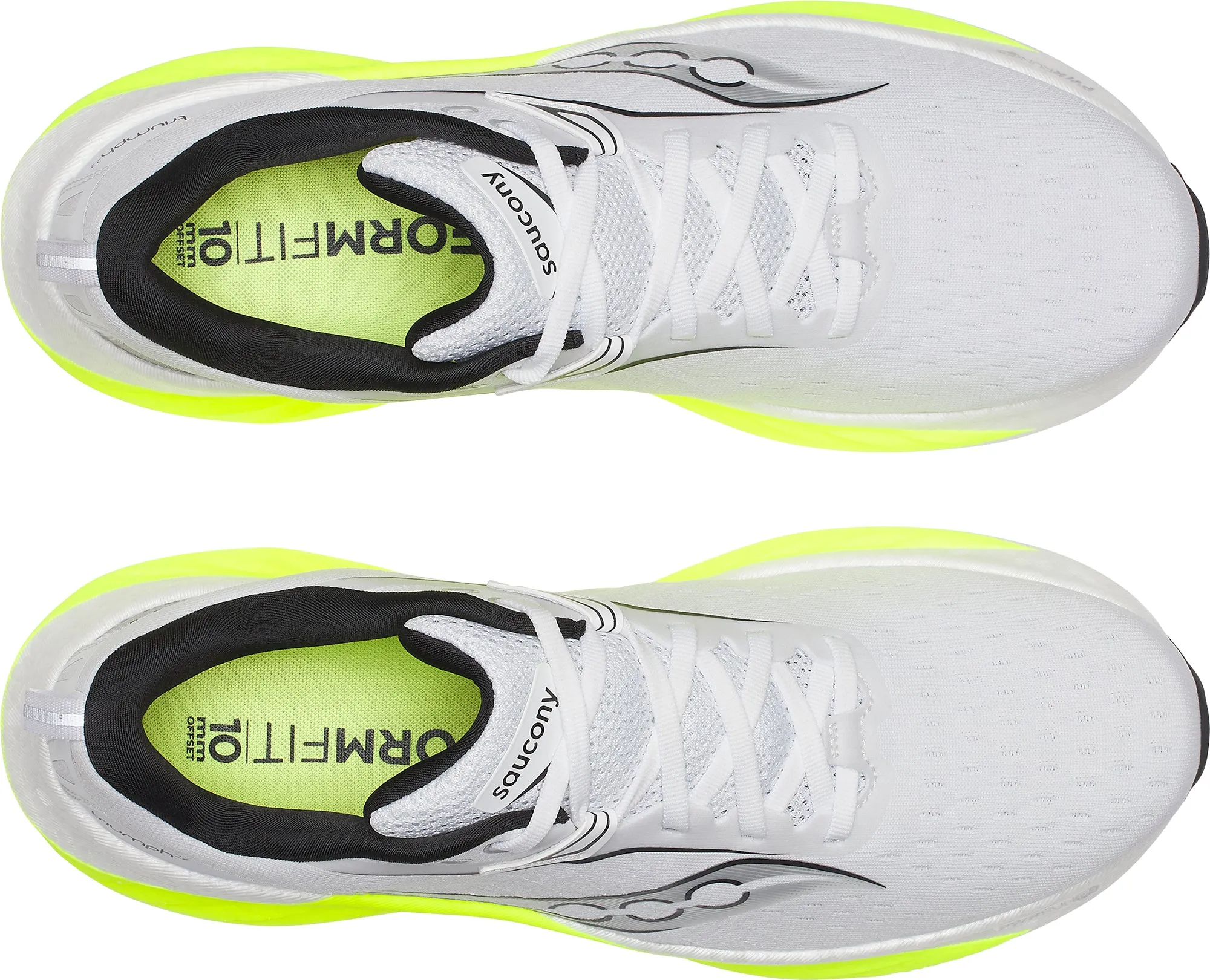 Saucony Triumph 22 Mens Running Shoes - White Stride Bold