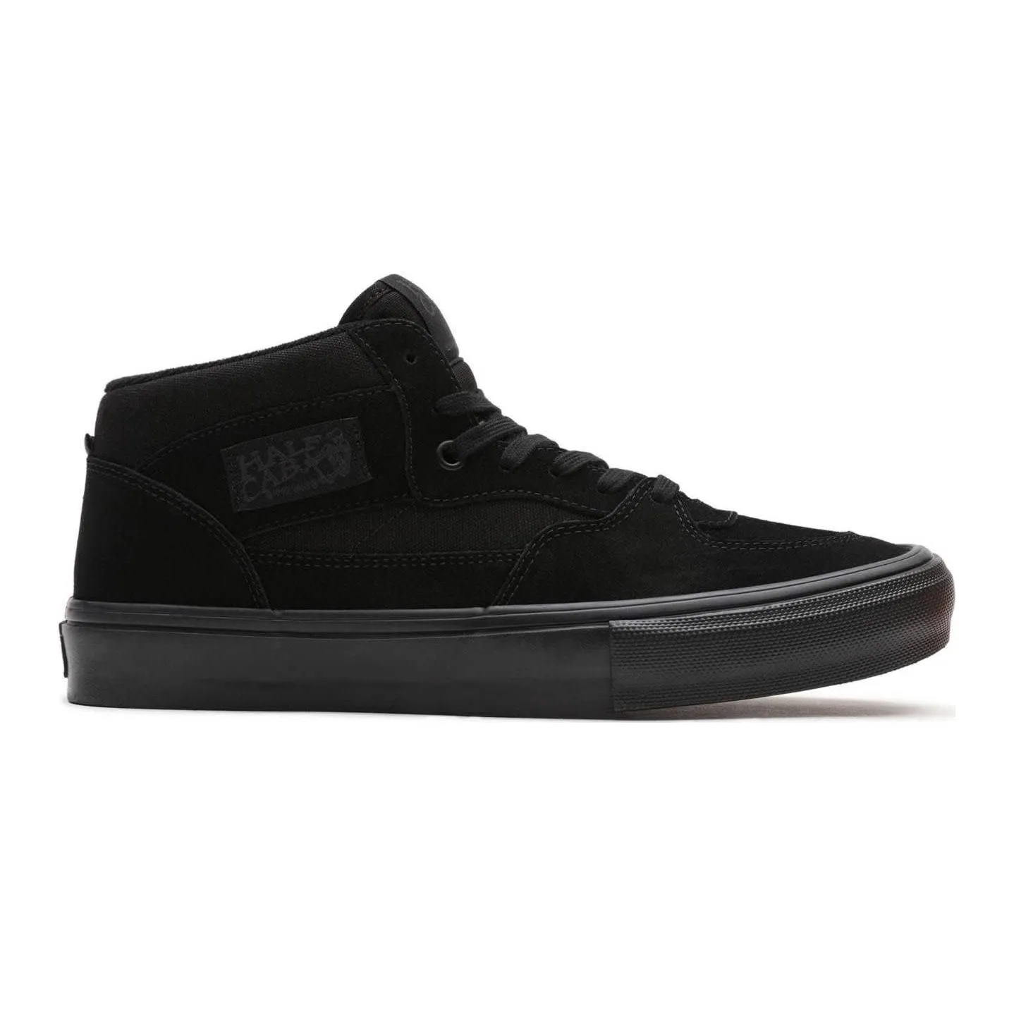 Vans Skate Half Cab Skateboarding Shoes - Black/Black Classic Style