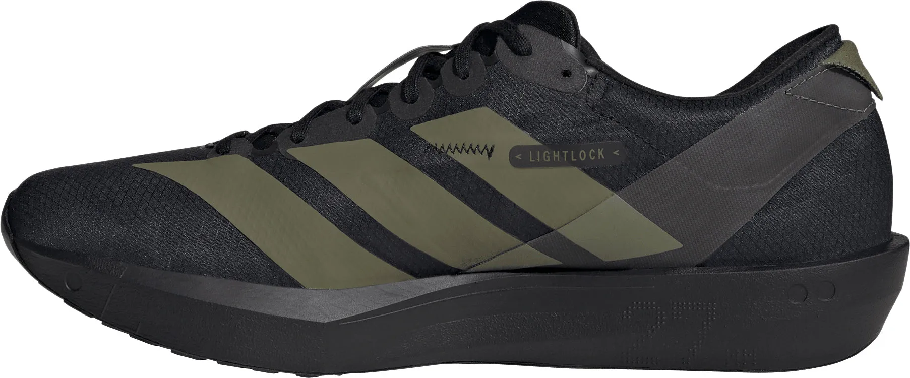 Stretch Fabric Active People adidas Adizero Adios 9 Mens Running Shoes - Black
