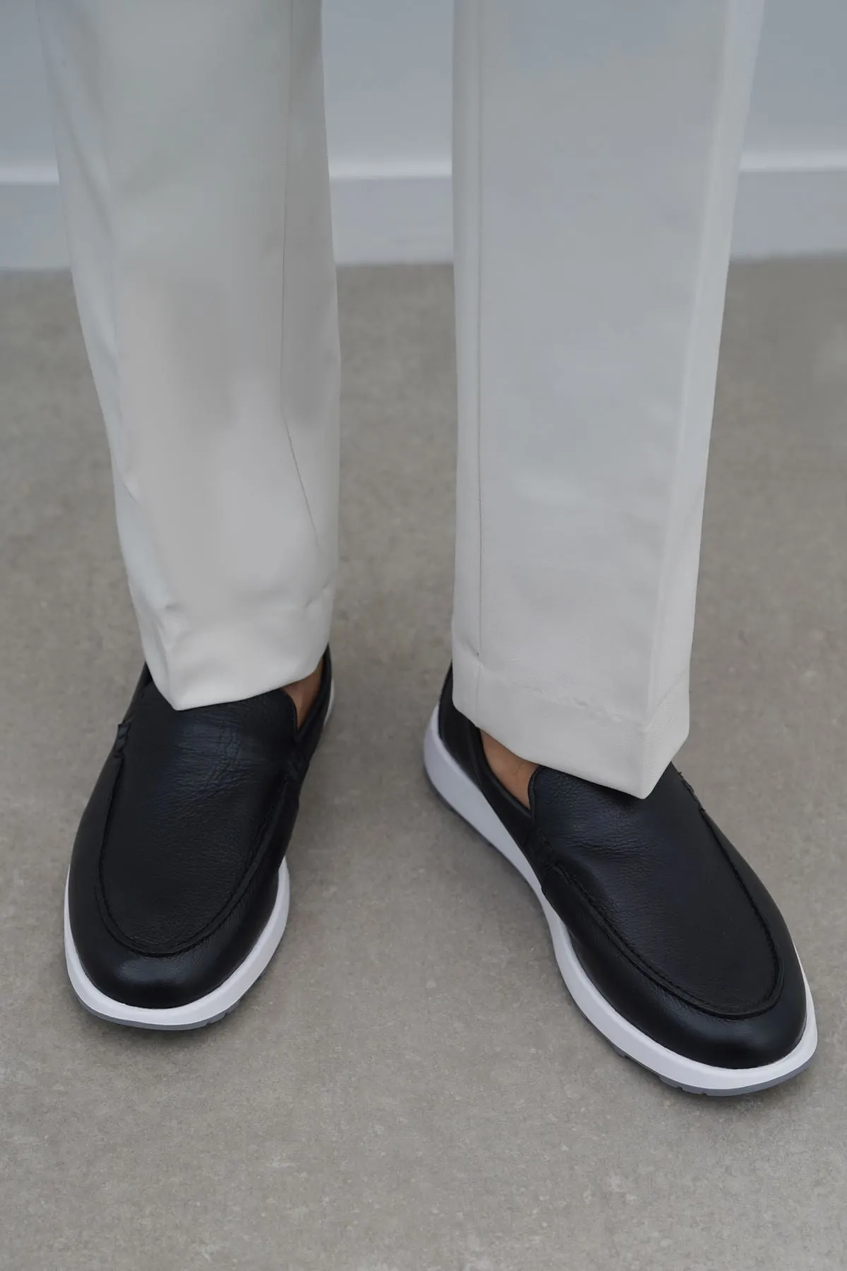 AIR LEATHER LOAFERS Cushioned Cloud Breeze