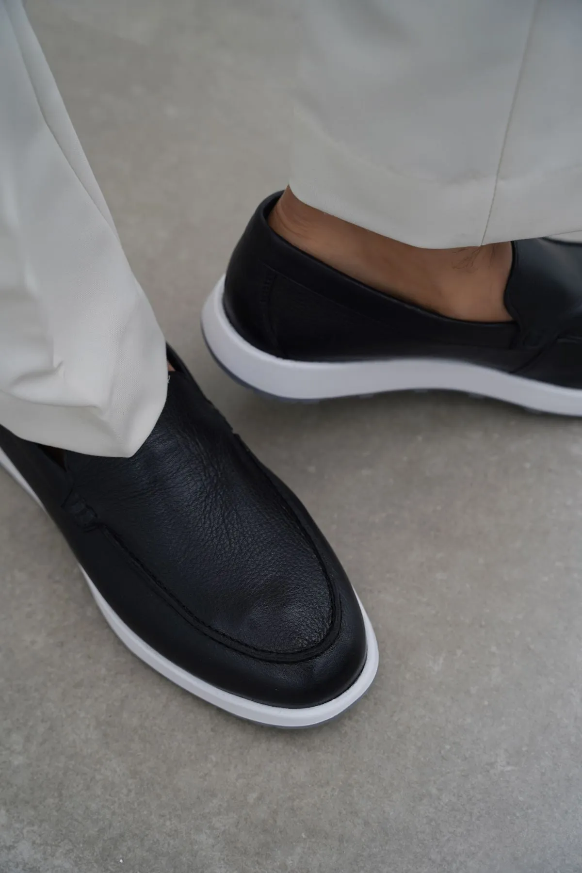 Walk Grip AIR LEATHER LOAFERS