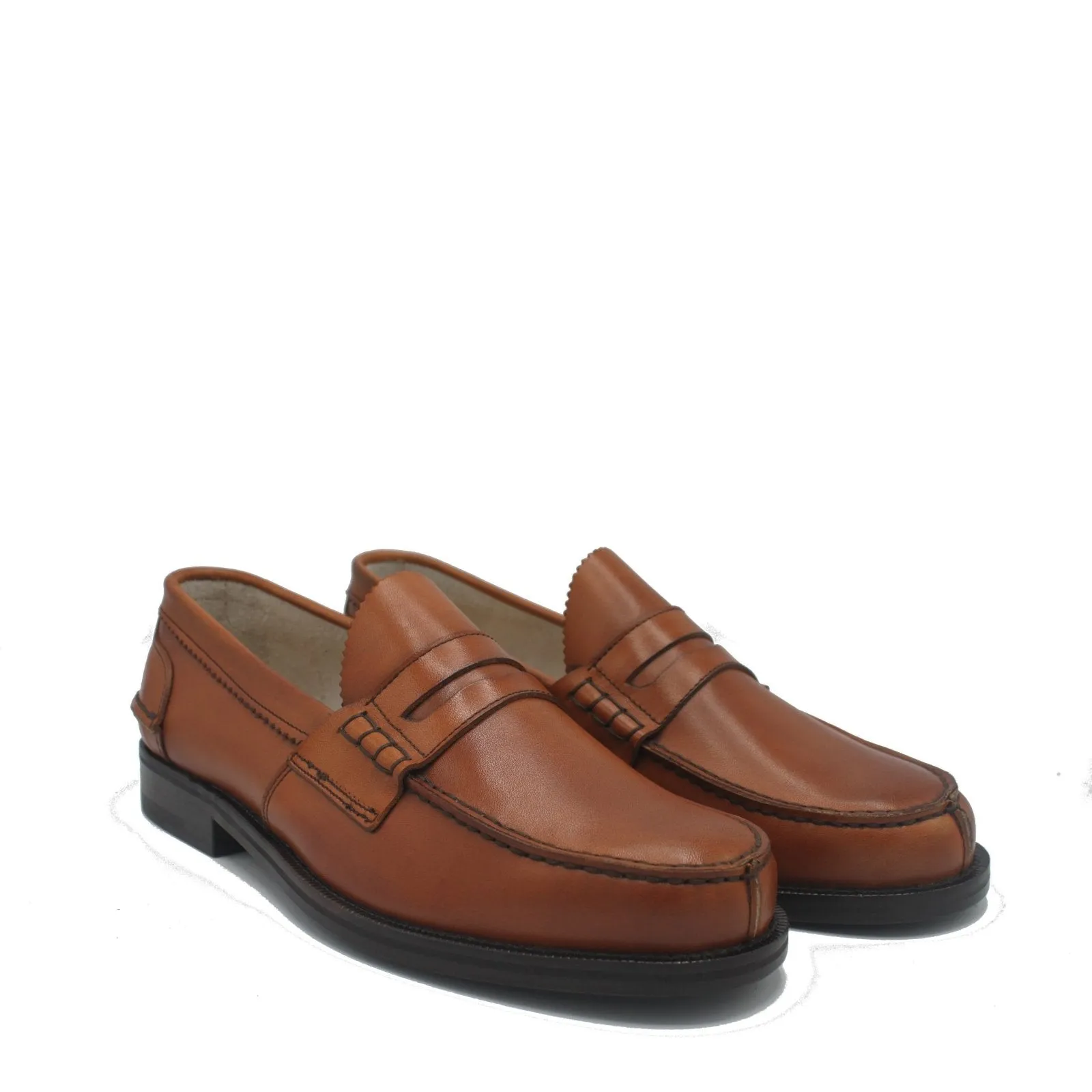 PENNY LOAFER CHESTNUT LEATHER Commuter Look