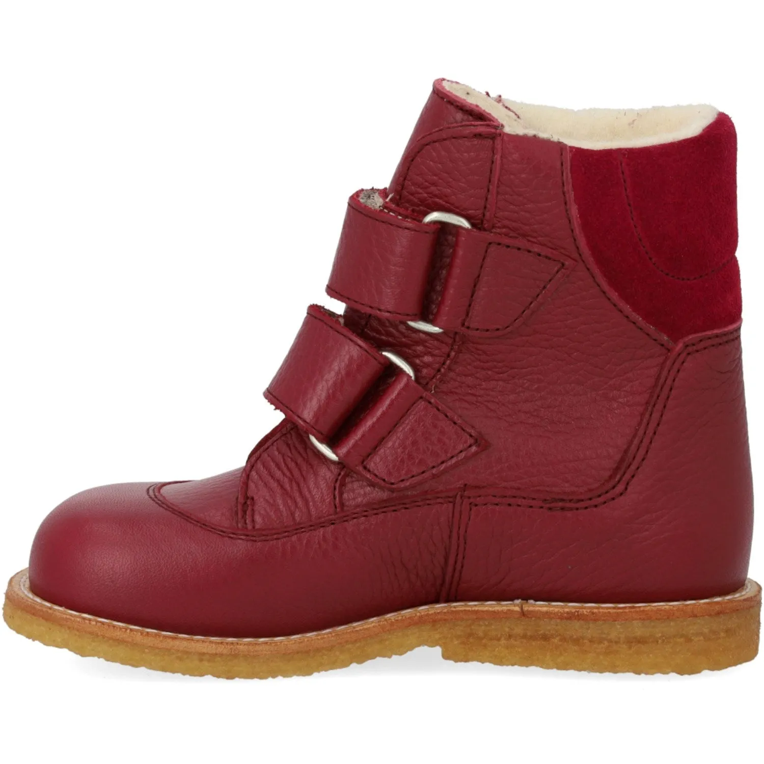 Angulus Berry/Berry TEX Boot with Velcro Closure Weather Ready Snow Walk Protection