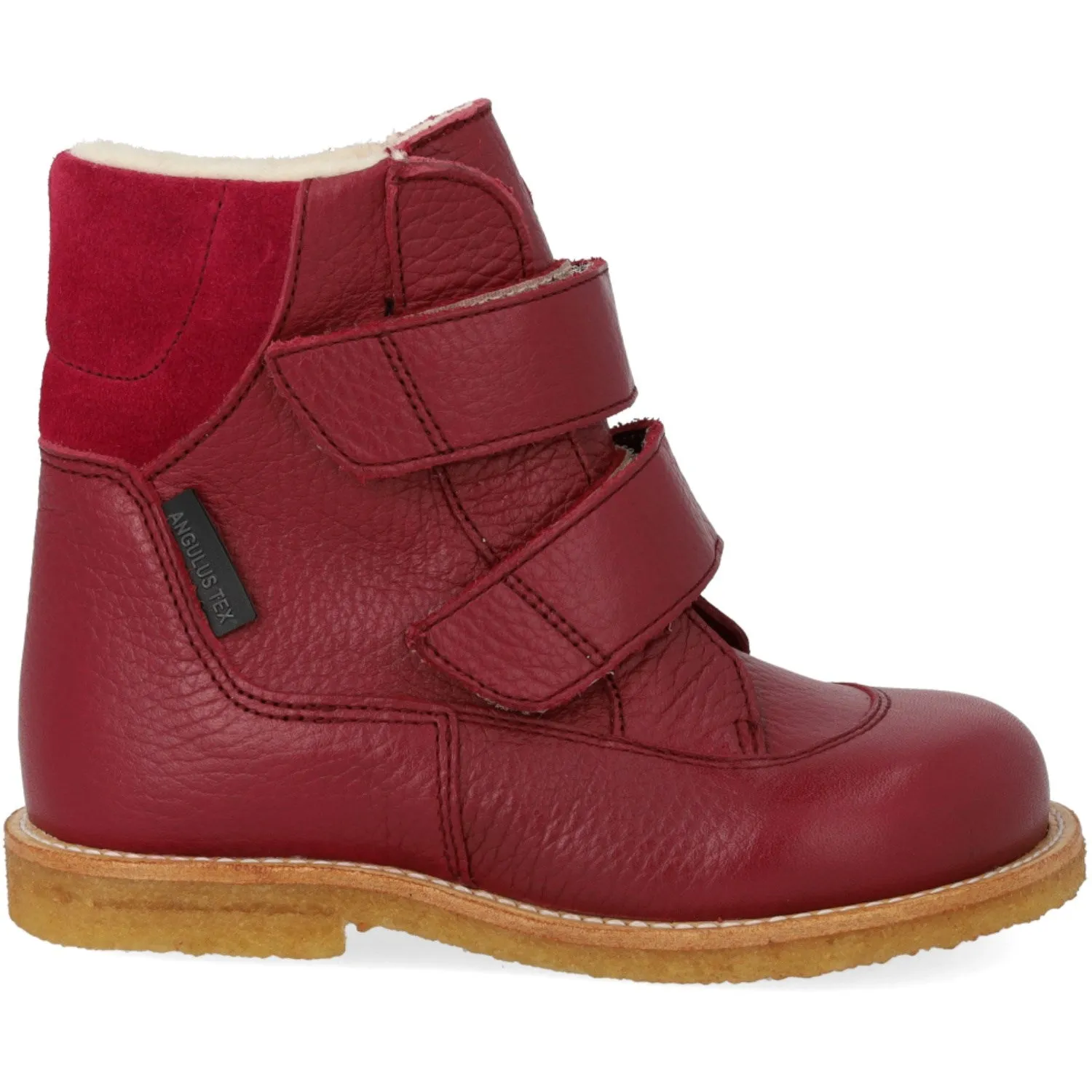 Thermal Lining Angulus Berry/Berry TEX Boot with Velcro Closure