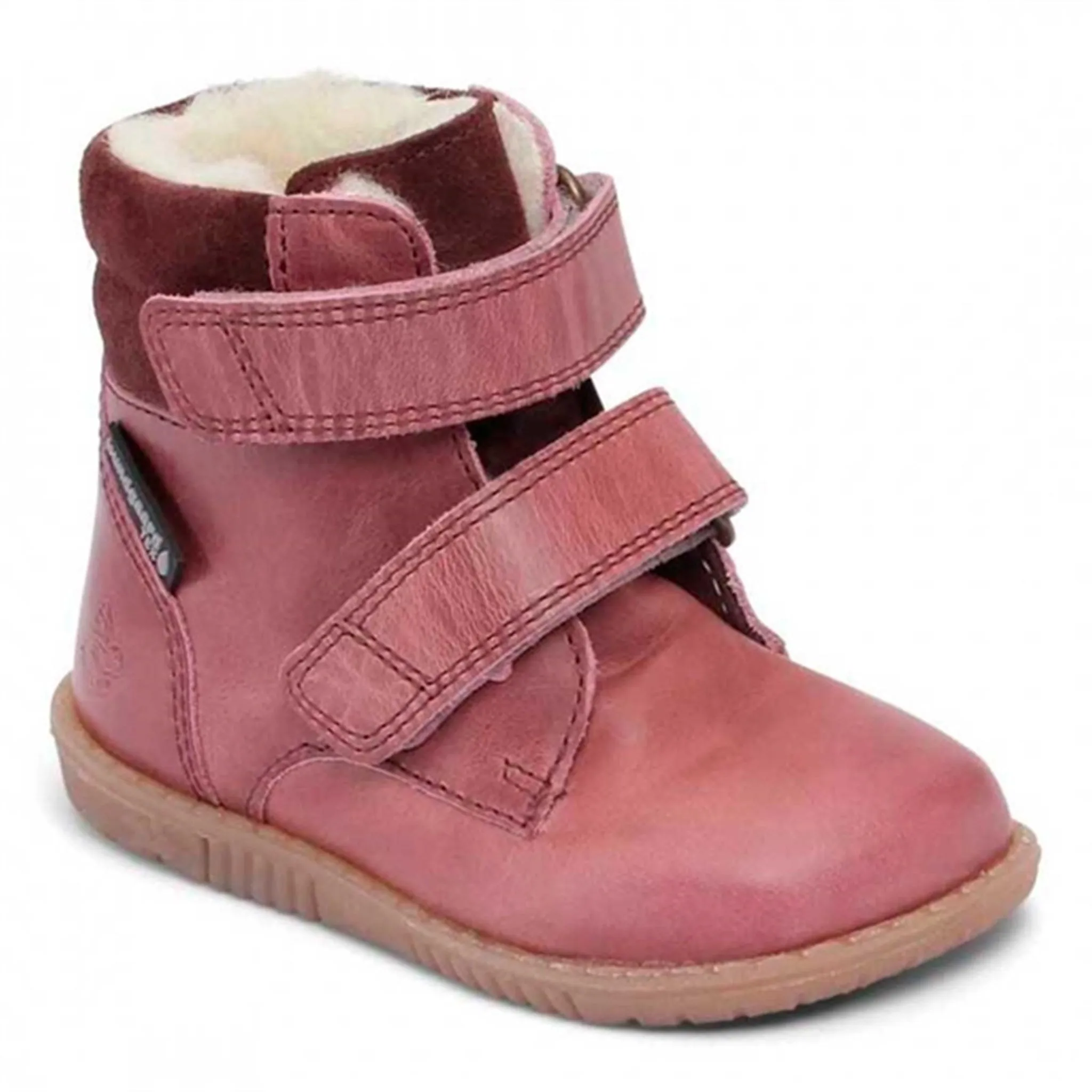 Winter Outfit Bundgaard Rabbit Boots Velcro Dark Rose