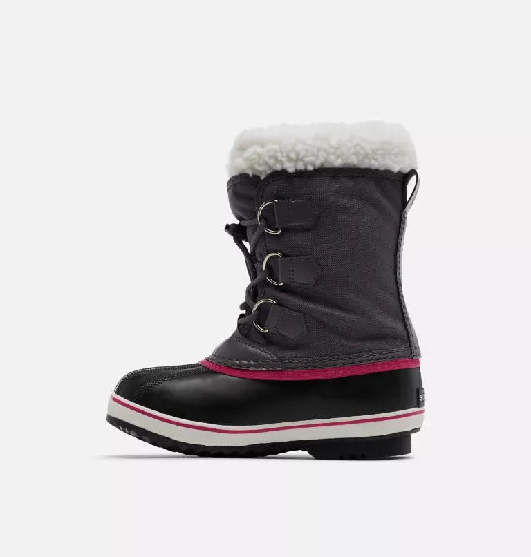 Snow Hike Boots Sorel Pulse/Black Nylon Yoot Pac Youth Boot