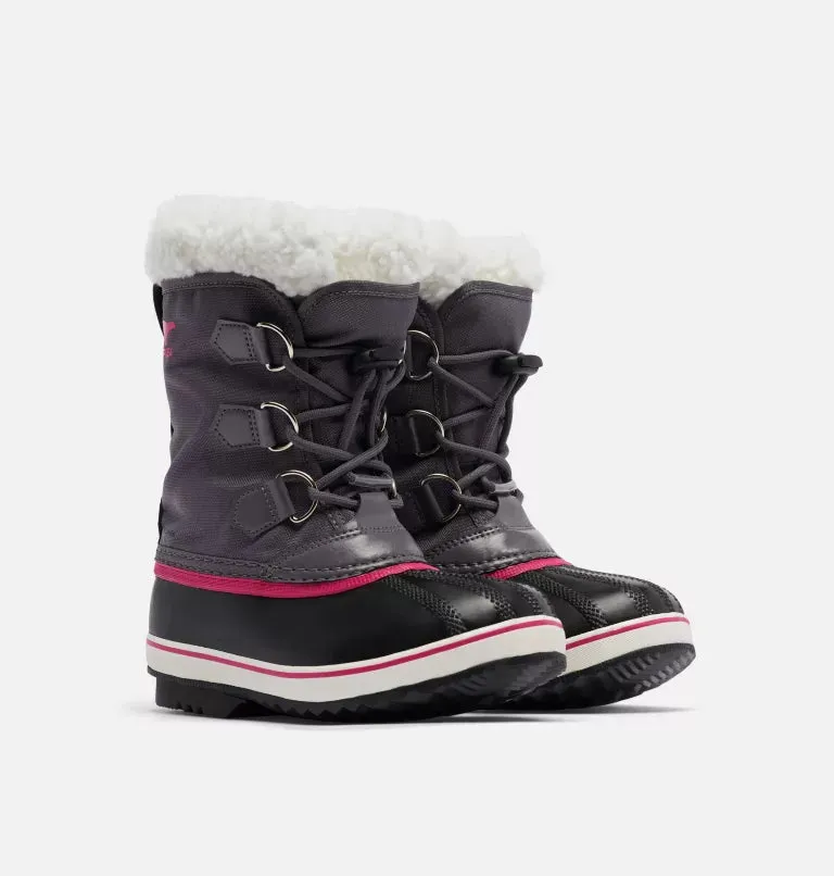 winter camp Winter Trekking Sorel Pulse/Black Nylon Yoot Pac Youth Boot
