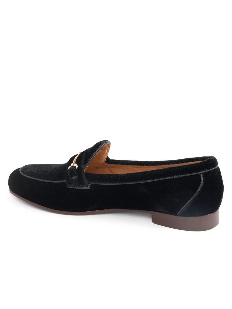 Chloe Horsebit Belgian Loafer Mom Safe heel cup