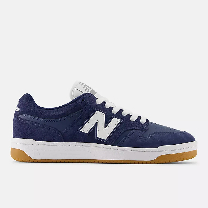 New Balance Numeric 480 Wide Shoes - Navy/White Pro Action Motion