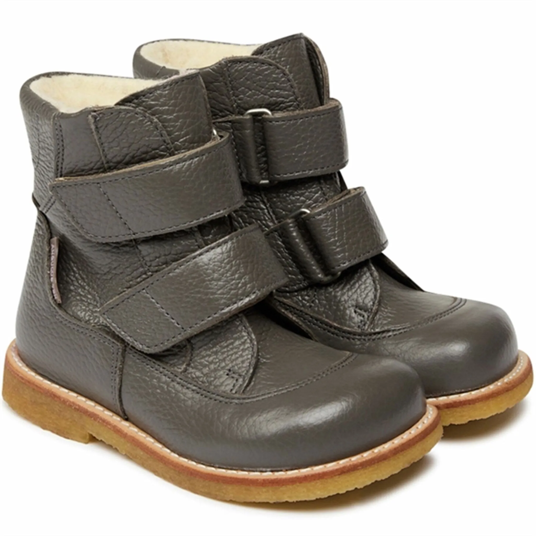 Snow Footwear Gear Cold Feet Solutions Angulus Tex Boots w Velcro Grey