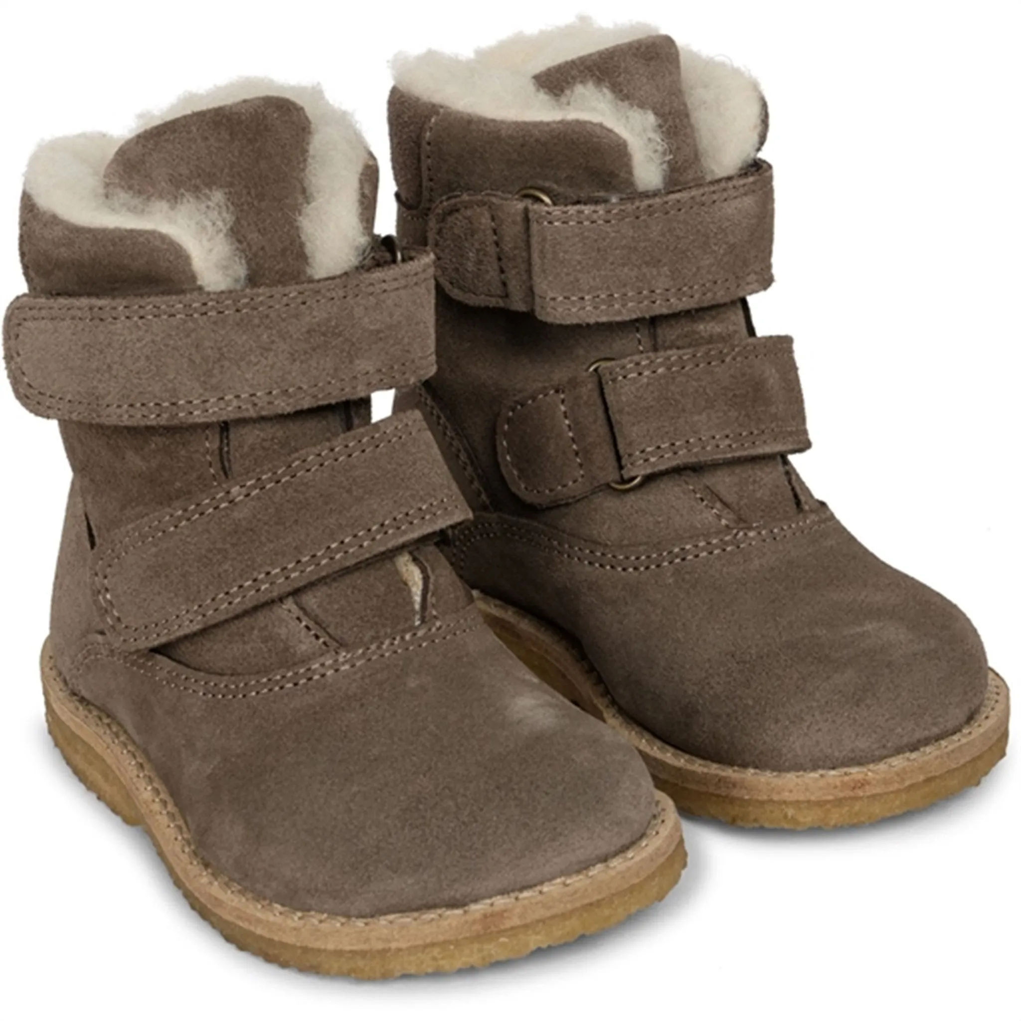 Snow Cold Trekking Weather-Resistant Footwear Konges Sl?jd Desert Taupe Winterly Suede Tex Boot
