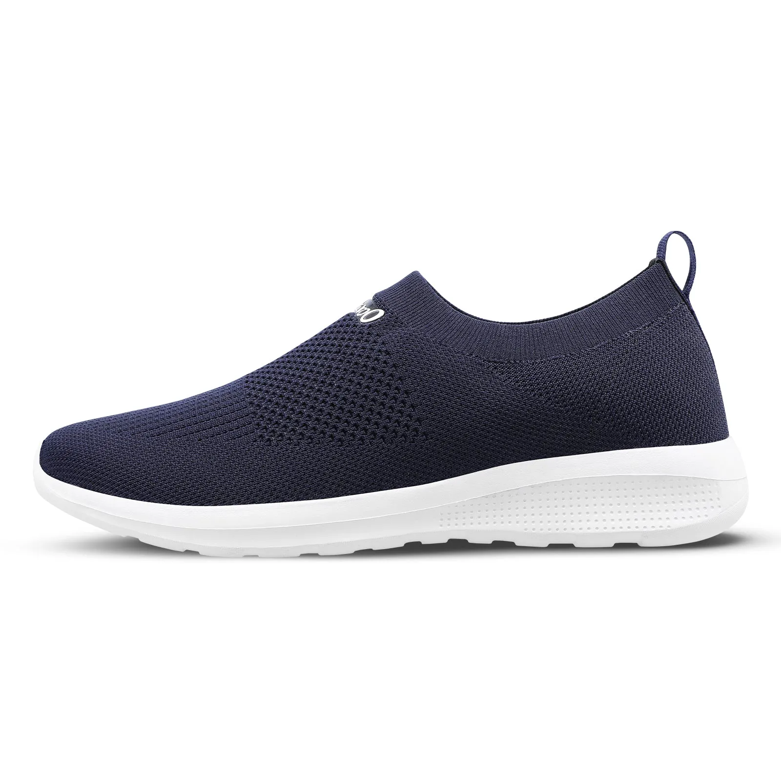 Foot Hugging Men's Slip-On Walking Shoe - WS3041 Navy Blue