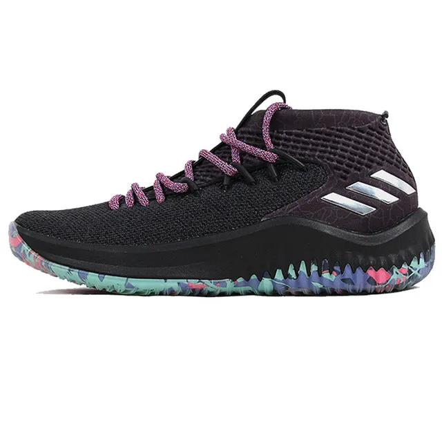 Original New Arrival 2018 Adidas Dame 4 Men's Basketball Shoes Sneakers Waterproof Outdoor Travel Moon Walk