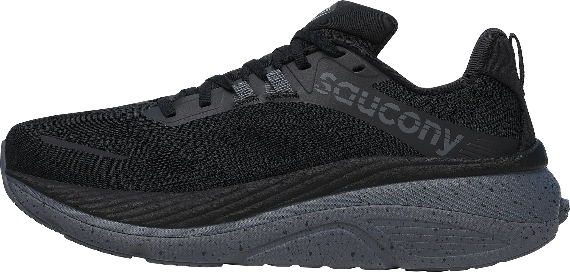 Commute Light Everywhere Fit Saucony Hurricane 24 Mens Running Shoes - Black