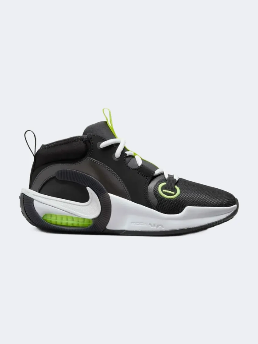 Ventilated Tongue Design Grip Flow Design Nike Air Zoom Crossover 2 Gs Boys Basketball Shoes Black