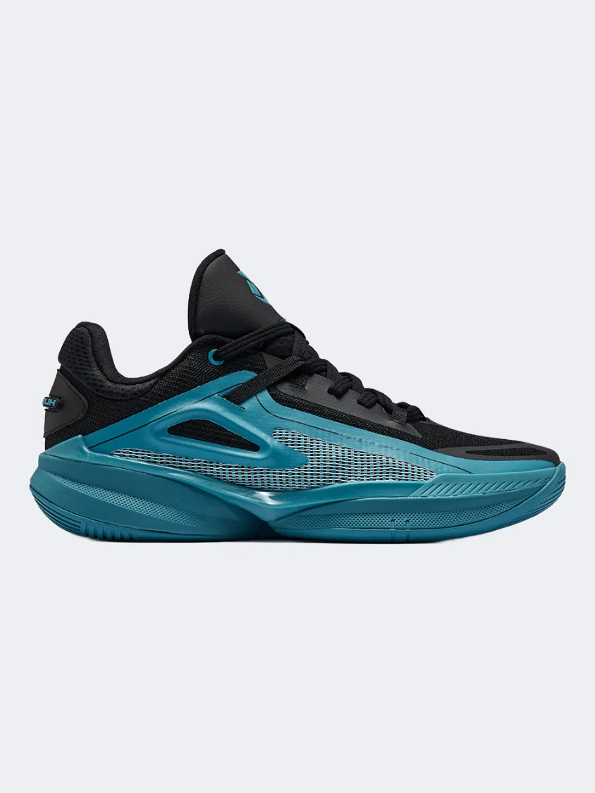 Biomechanical Support Plate Erke Men Basketball Shoes Black/Dark Blue