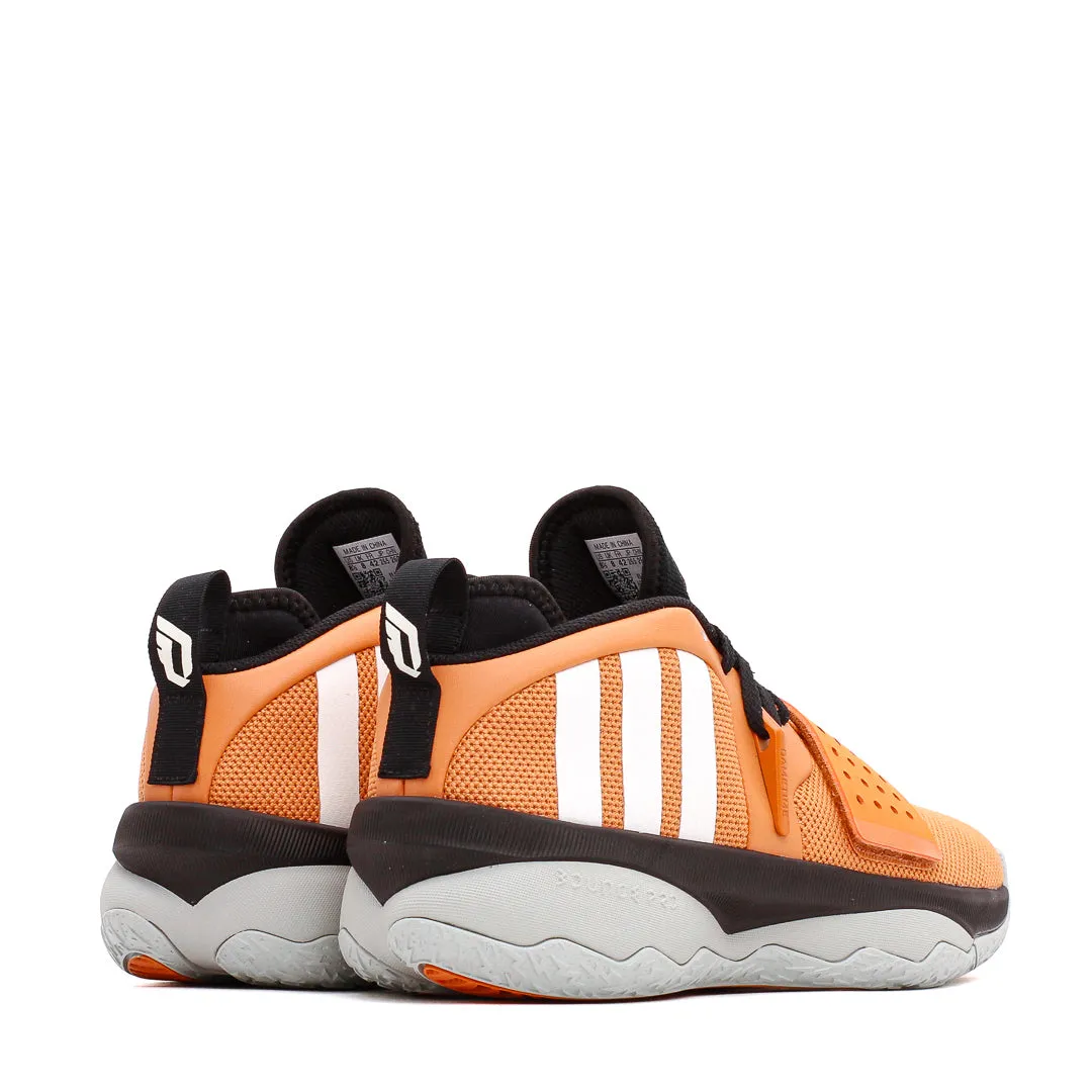 Breathable Footbed Lockdown Straps Adidas Basketball Men Dame 8 EXTPLY Hazy Copper IF1515