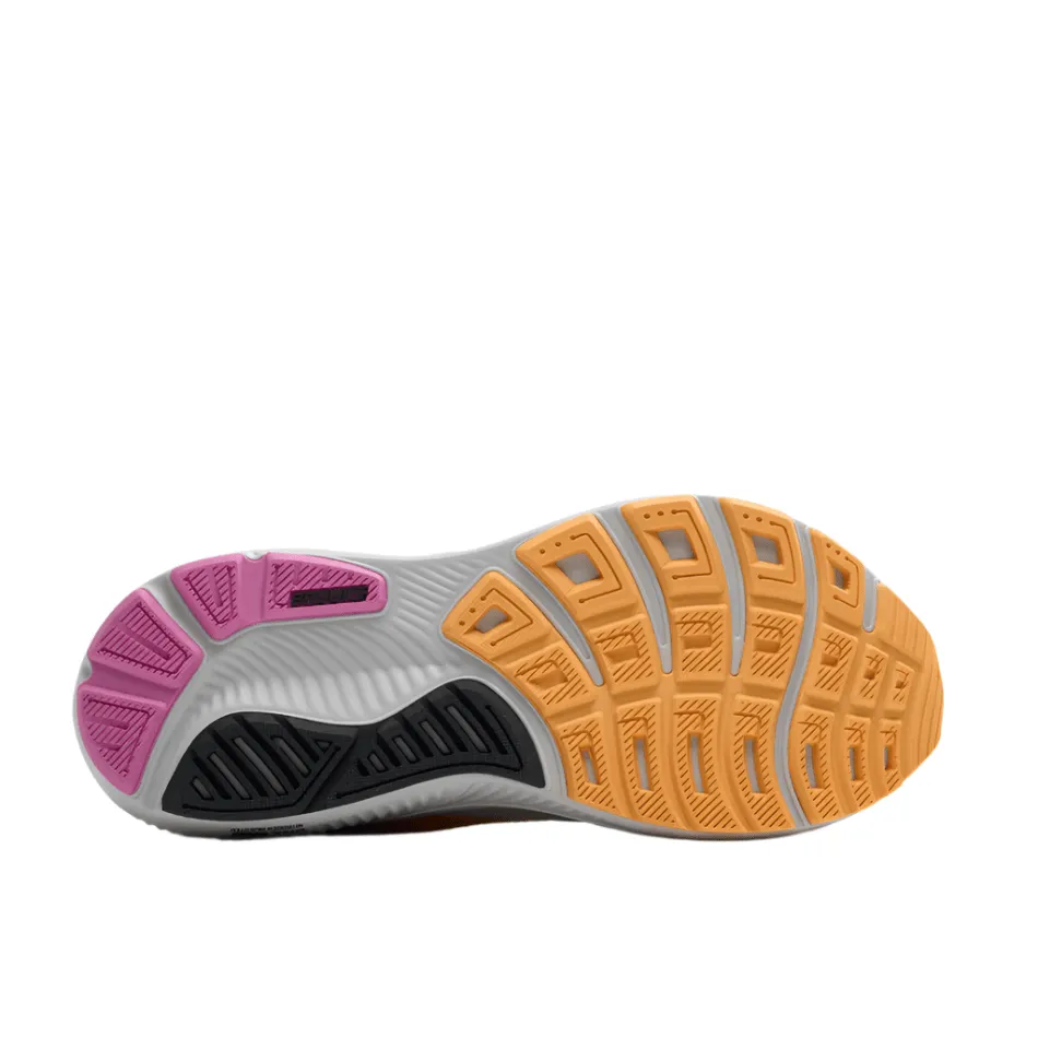 Brooks Women's Ghost 17 Running Shoes in Oyster/Apricot/Pink AW25 posture - correcting shoes Soft foam