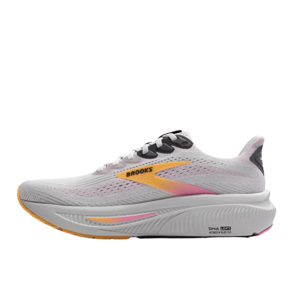 Brooks Women's Ghost 17 Running Shoes in Oyster/Apricot/Pink AW25 rechargeable rural shoes
