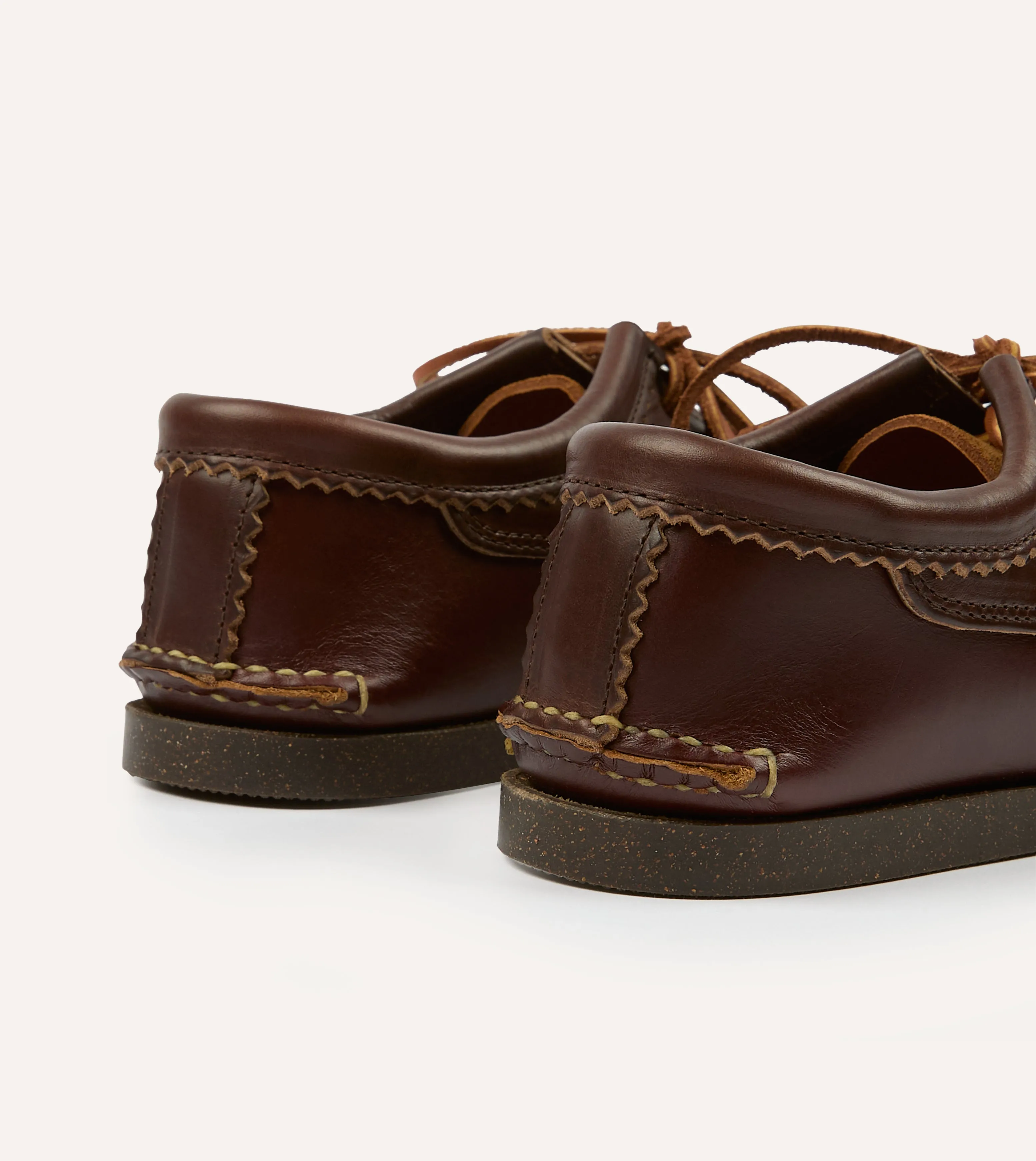 Quick Flow Family Time Yuketen Brown Kiltie Blucher with Camp Sole