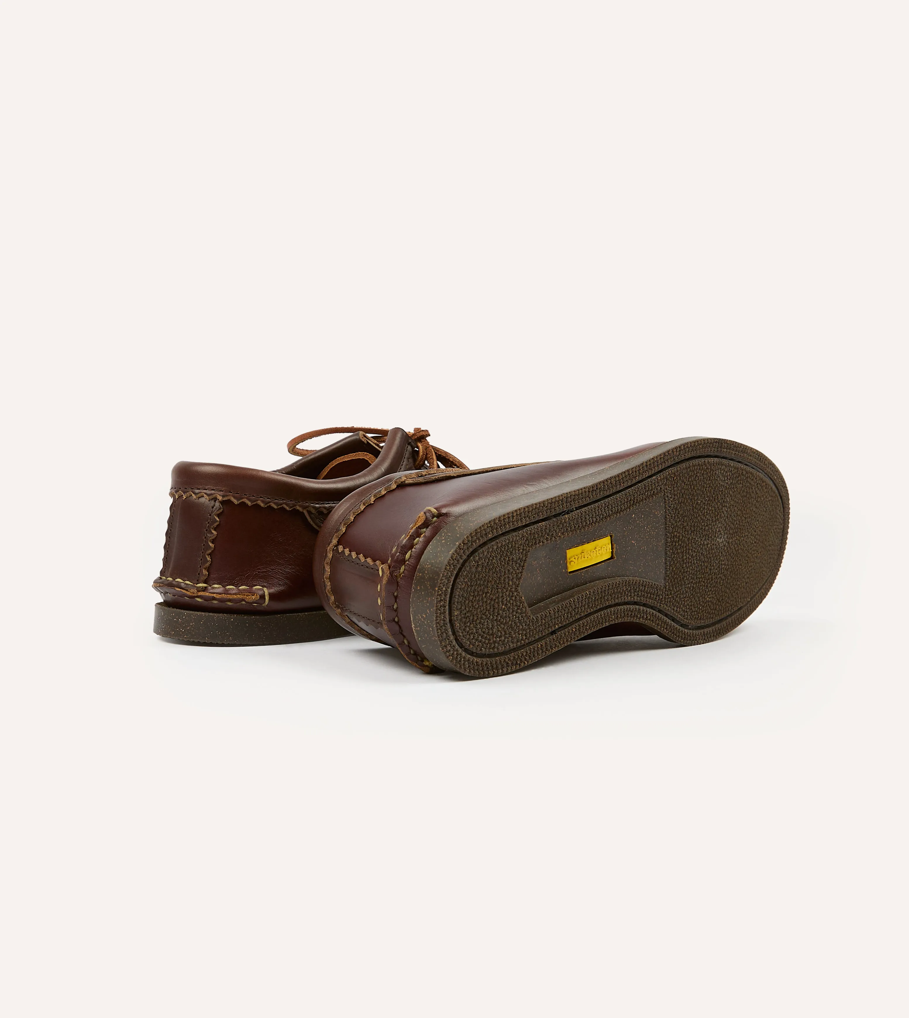 Yuketen Brown Kiltie Blucher with Camp Sole Comfort Enhancement Night Out