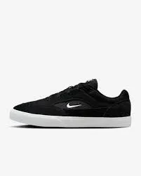 Nike SB Malor Shoes - Black/White-Black-White Flat Movement Outdoor Performance